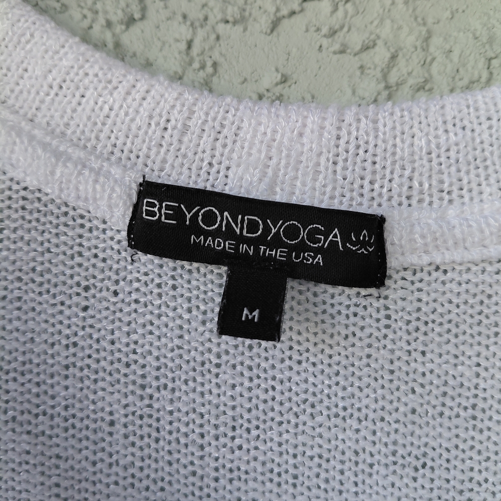 Beyond Yoga White Tank Top Made In USA - Picture 5 of 8